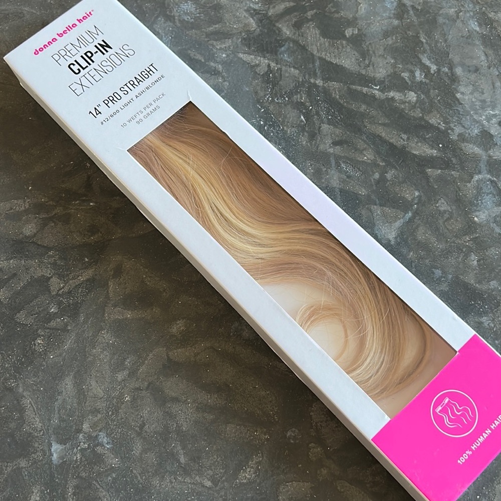 Donna Bella Human Hair Extensions - Like New